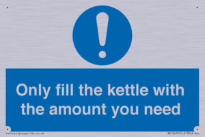 Only fill the kettle with the amount you need